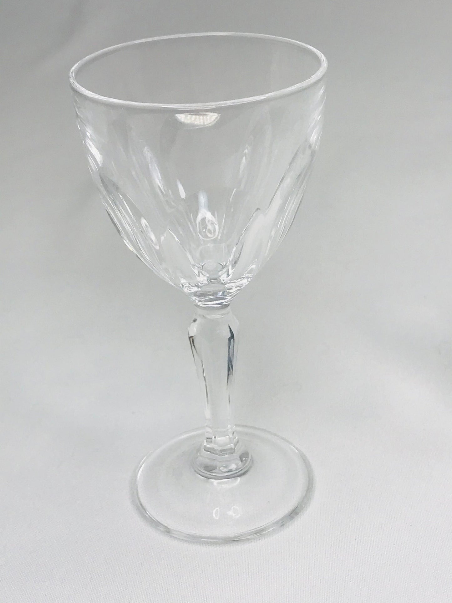 Set of 2 vintage stemmed shot/liquor glasses