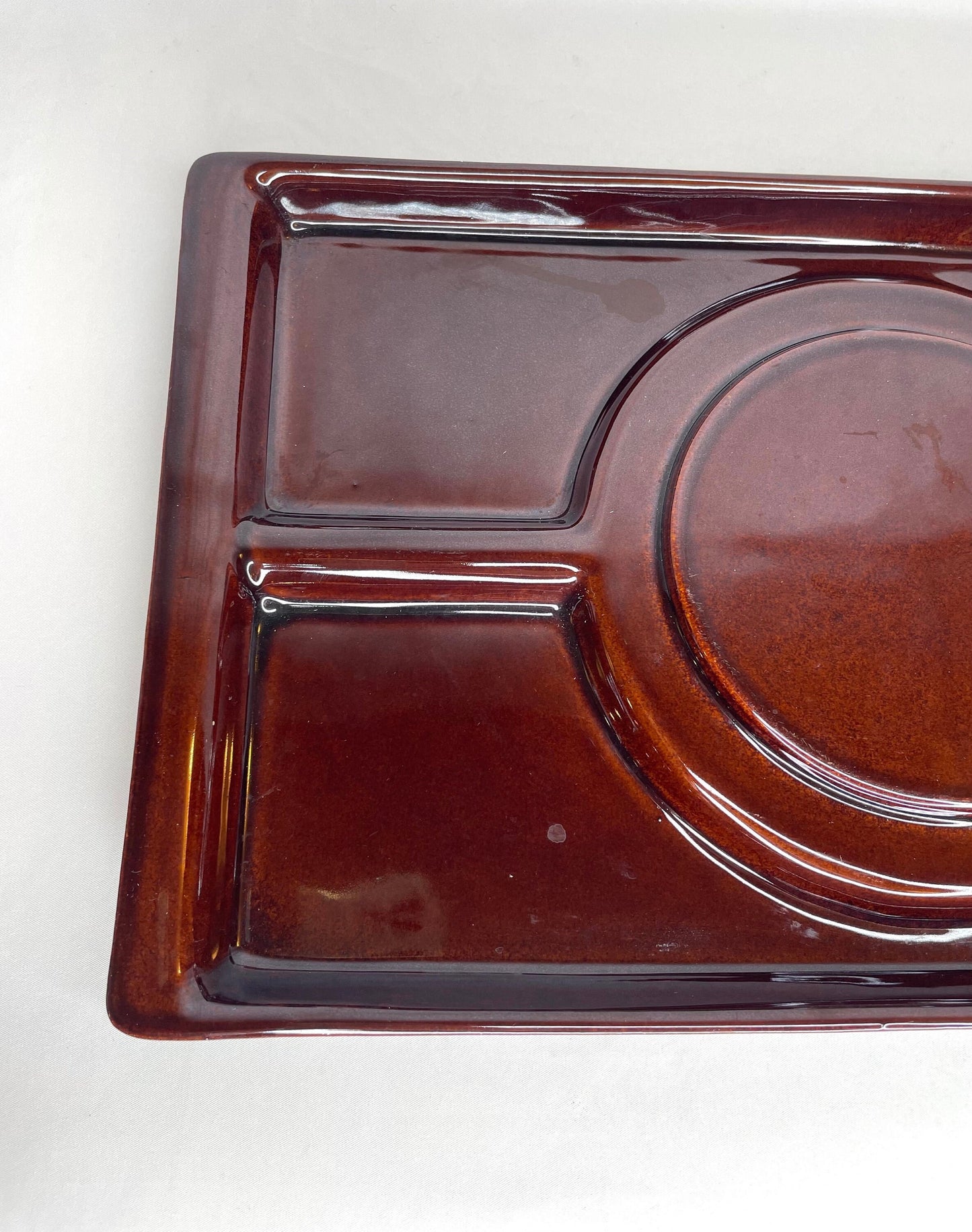 Pfaltzkraft Cheese ’N Cracker Dark Brown Serving Tray USA