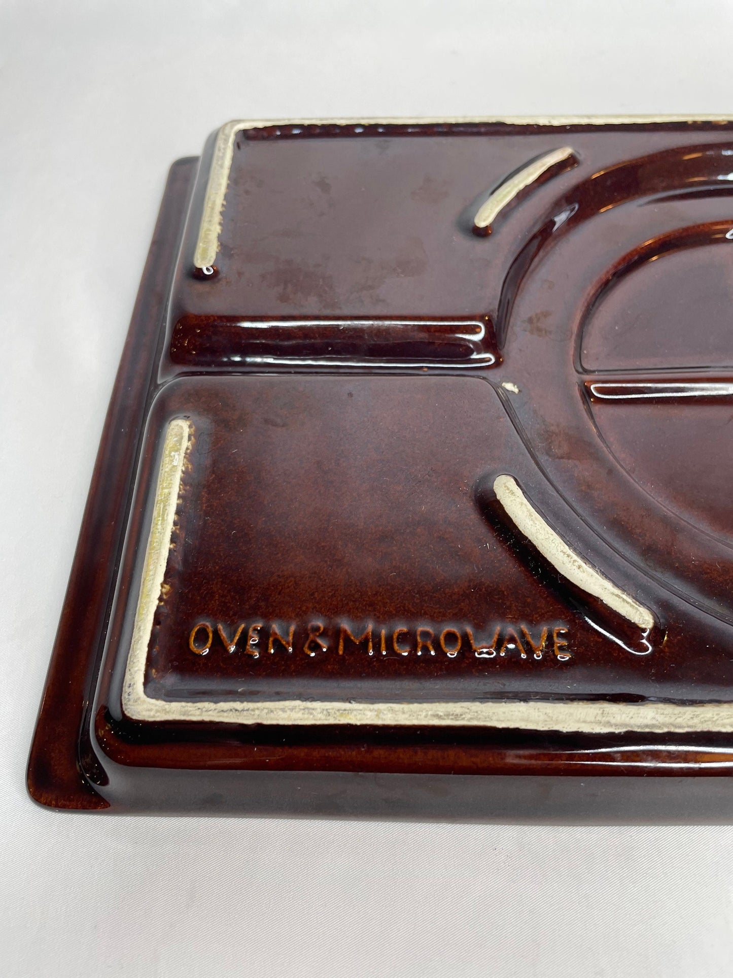 Pfaltzkraft Cheese ’N Cracker Dark Brown Serving Tray USA