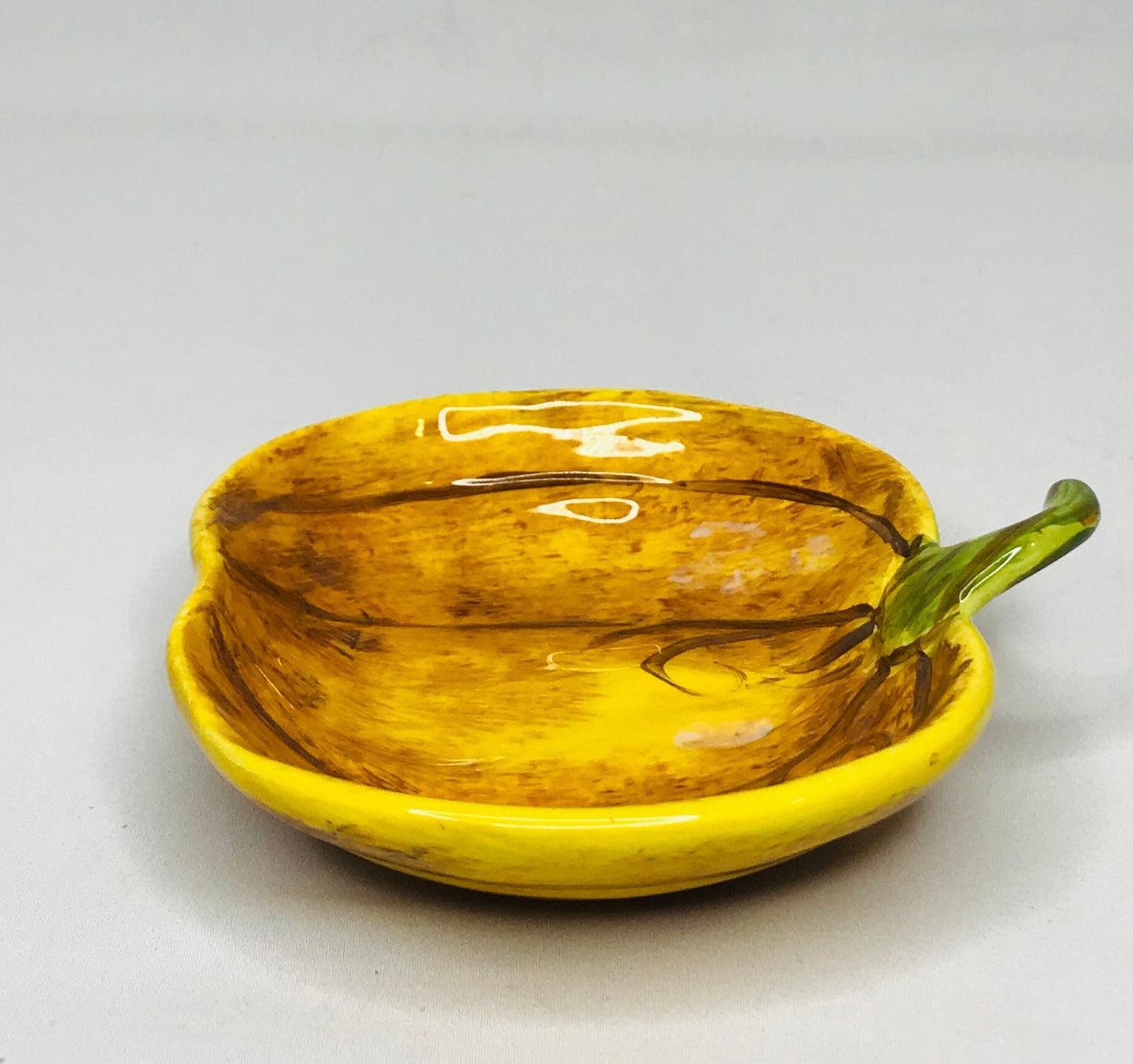 Tabletops lifetsyles charlotte hand painted pumpkin dish