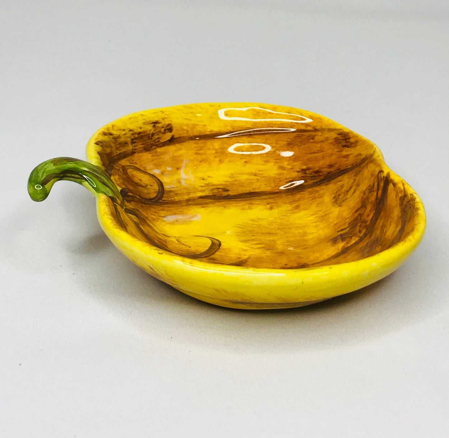 Tabletops lifetsyles charlotte hand painted pumpkin dish