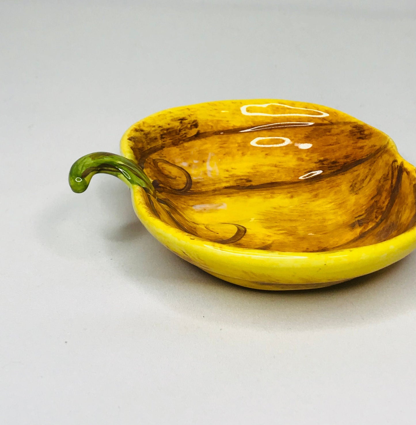 Tabletops lifetsyles charlotte hand painted pumpkin dish