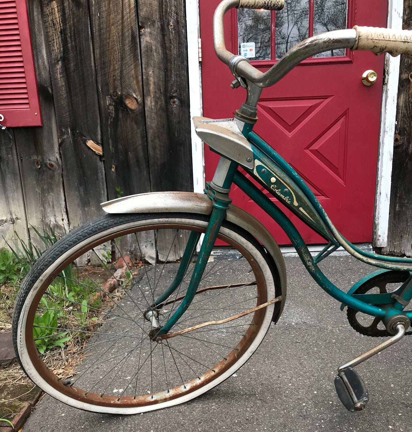 Retro 1960's Women's Columbia Firebolt Green Bike