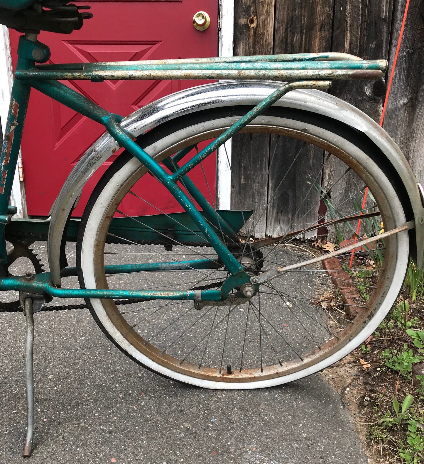 Retro 1960's Women's Columbia Firebolt Green Bike