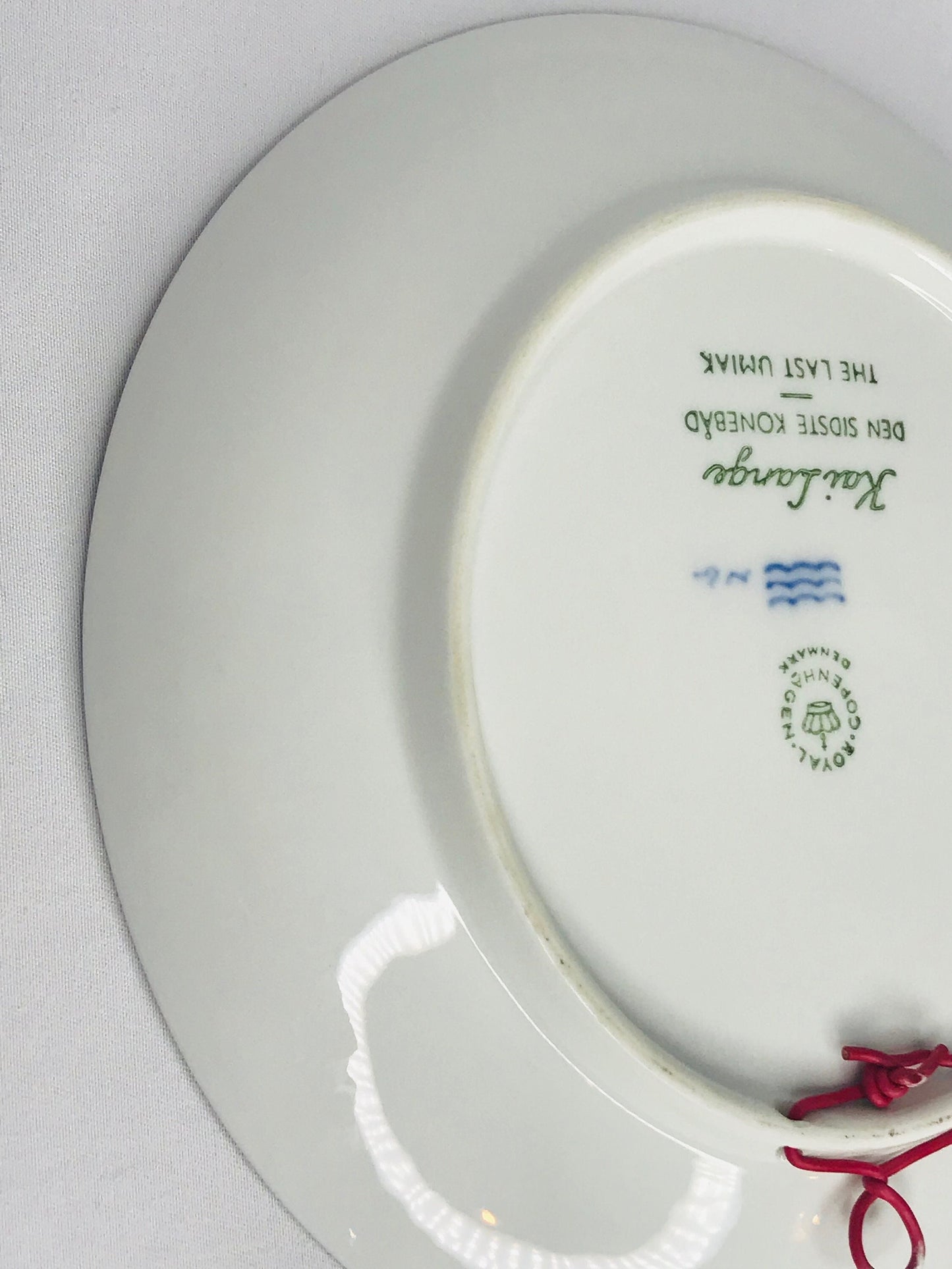 Royal copenhagen denmark kia lange the last umiak plate