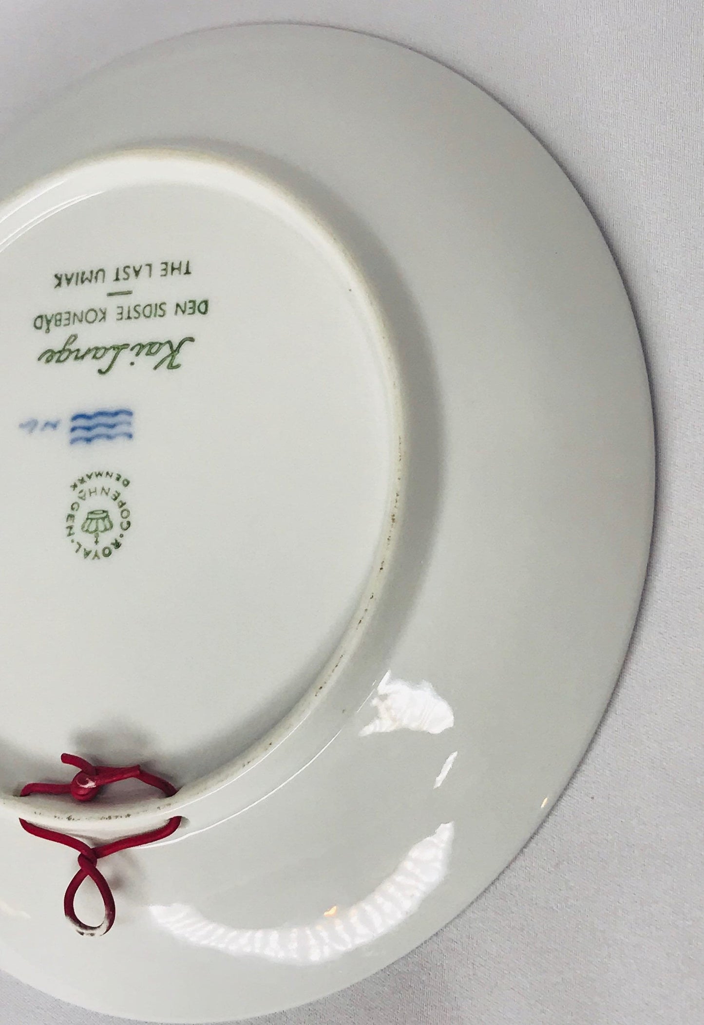 Royal copenhagen denmark kia lange the last umiak plate
