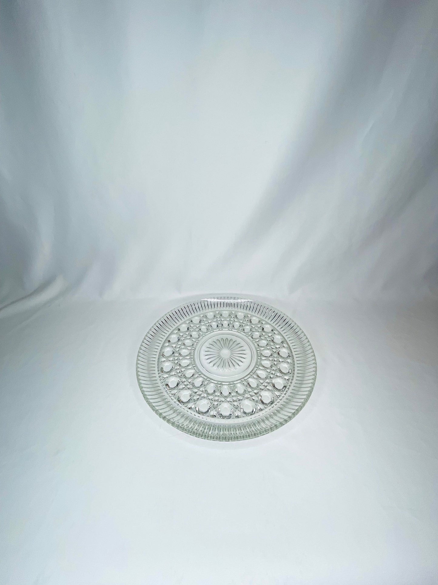 Antique Decorative Glass Serving Dish/Serving Platter