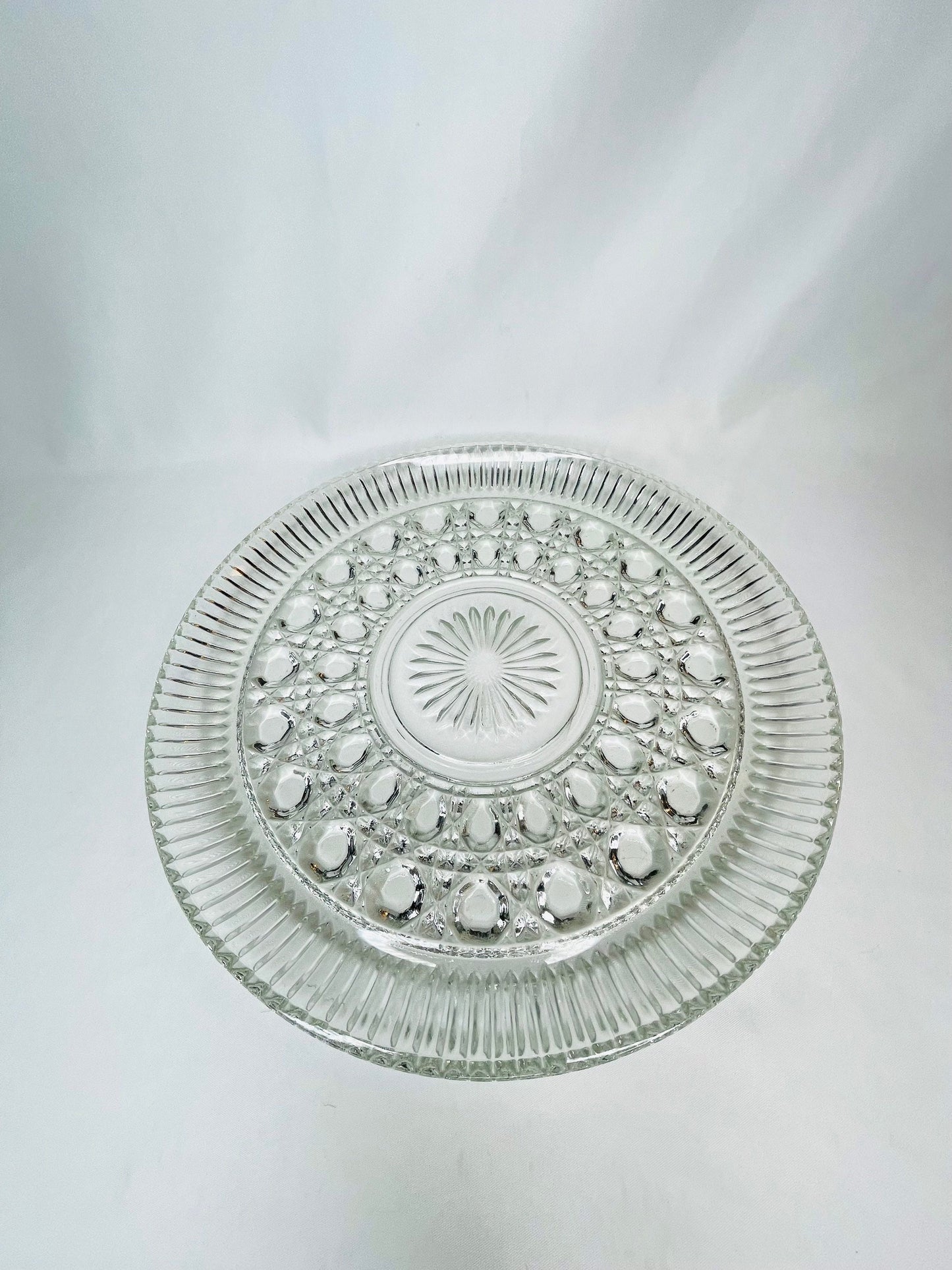 Antique Decorative Glass Serving Dish/Serving Platter