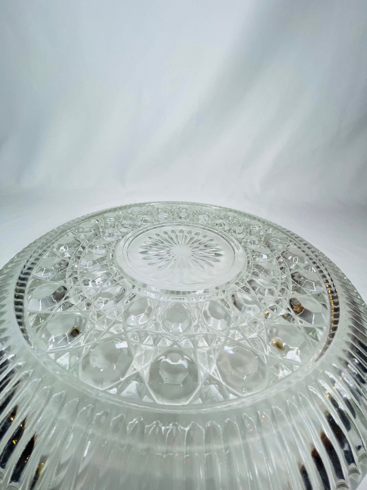 Antique Decorative Glass Serving Dish/Serving Platter