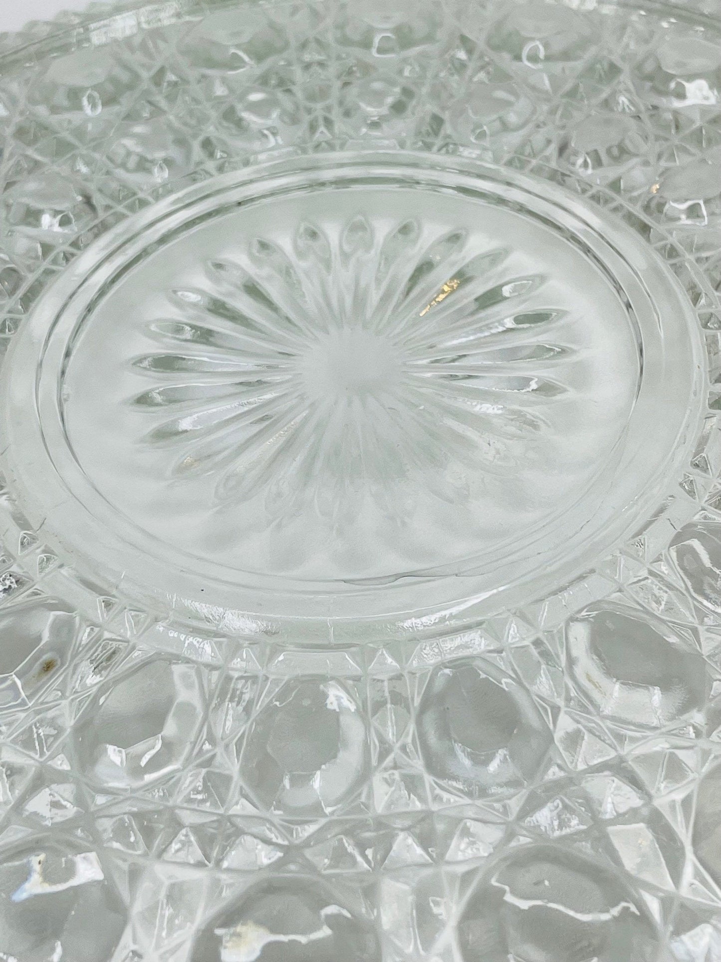 Antique Decorative Glass Serving Dish/Serving Platter