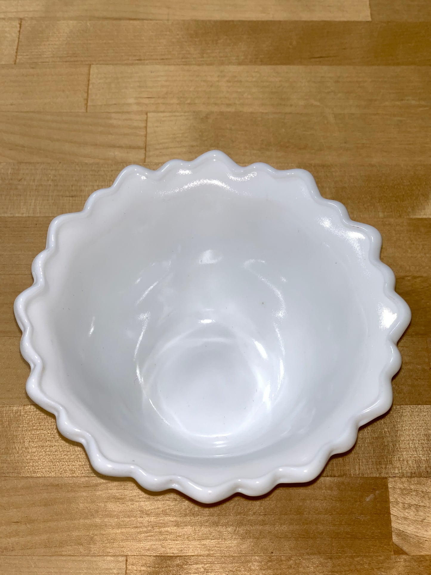 1960's Vintage Indiana Milk Glass Bowls