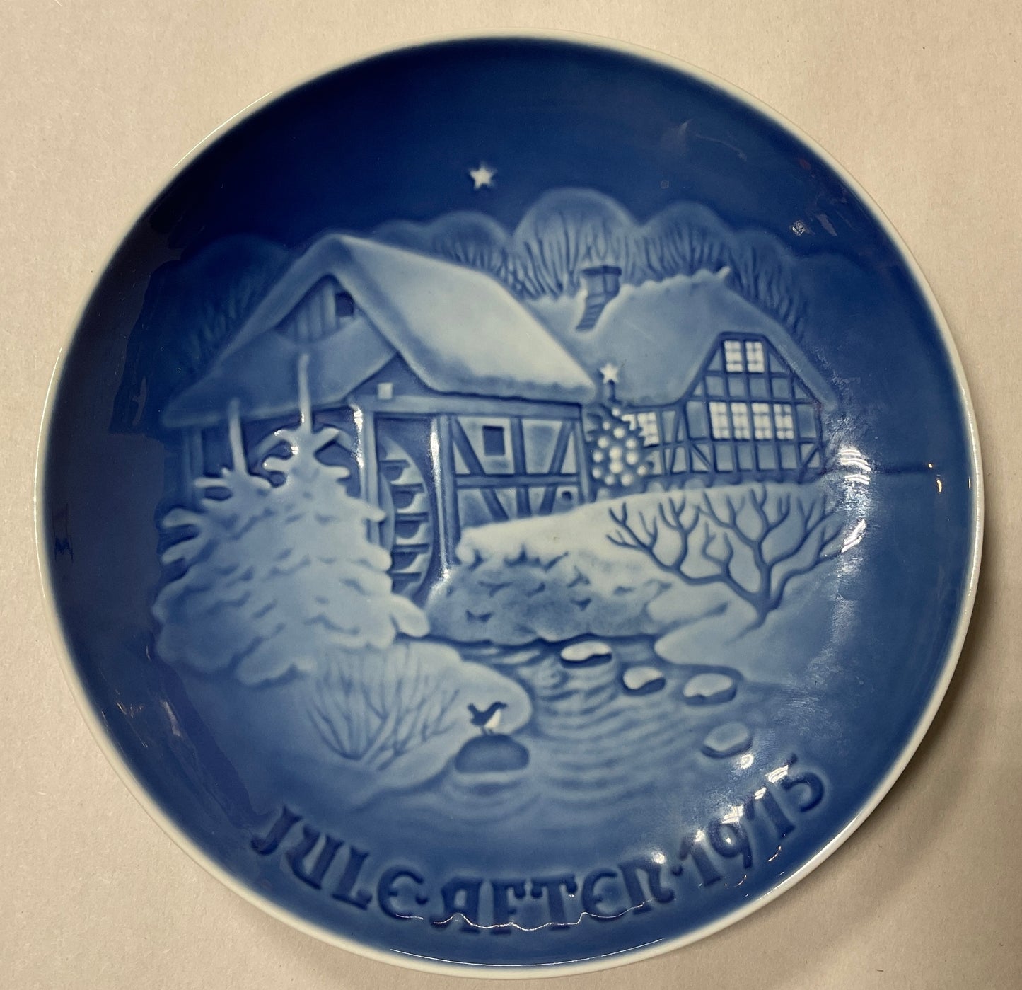 Vintage B&G Copenhagen porcelain Jule After plates