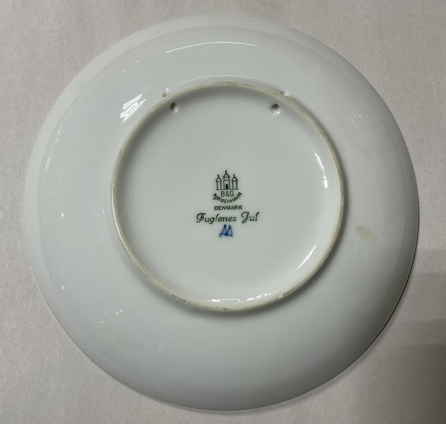 Vintage B&G Copenhagen porcelain Jule After plates