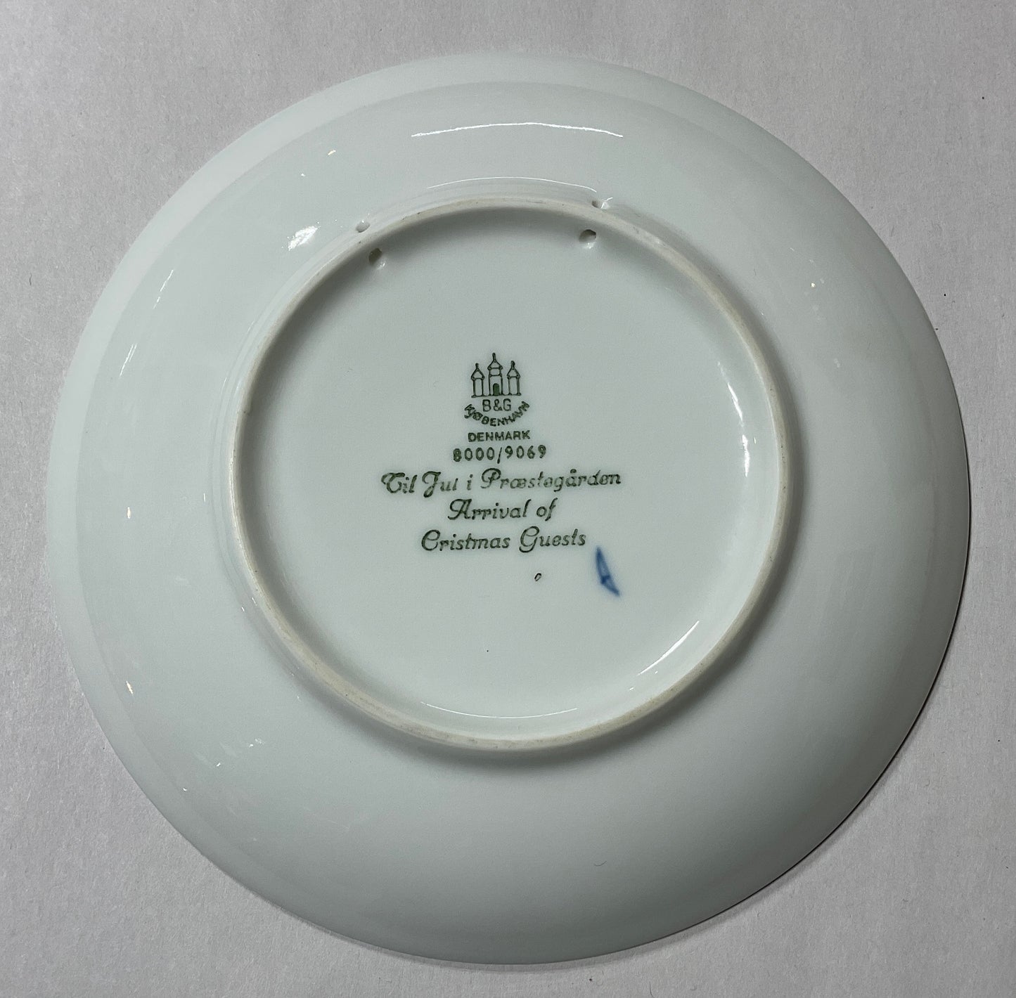 Vintage B&G Copenhagen porcelain Jule After plates