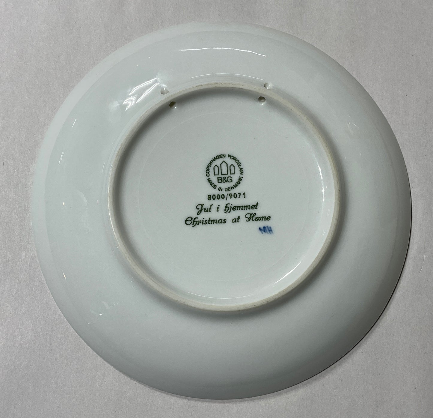 Vintage B&G Copenhagen porcelain Jule After plates