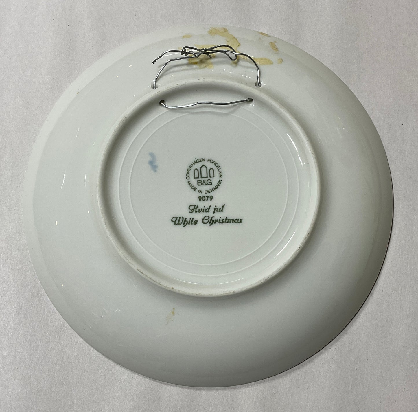 Vintage B&G Copenhagen porcelain Jule After plates