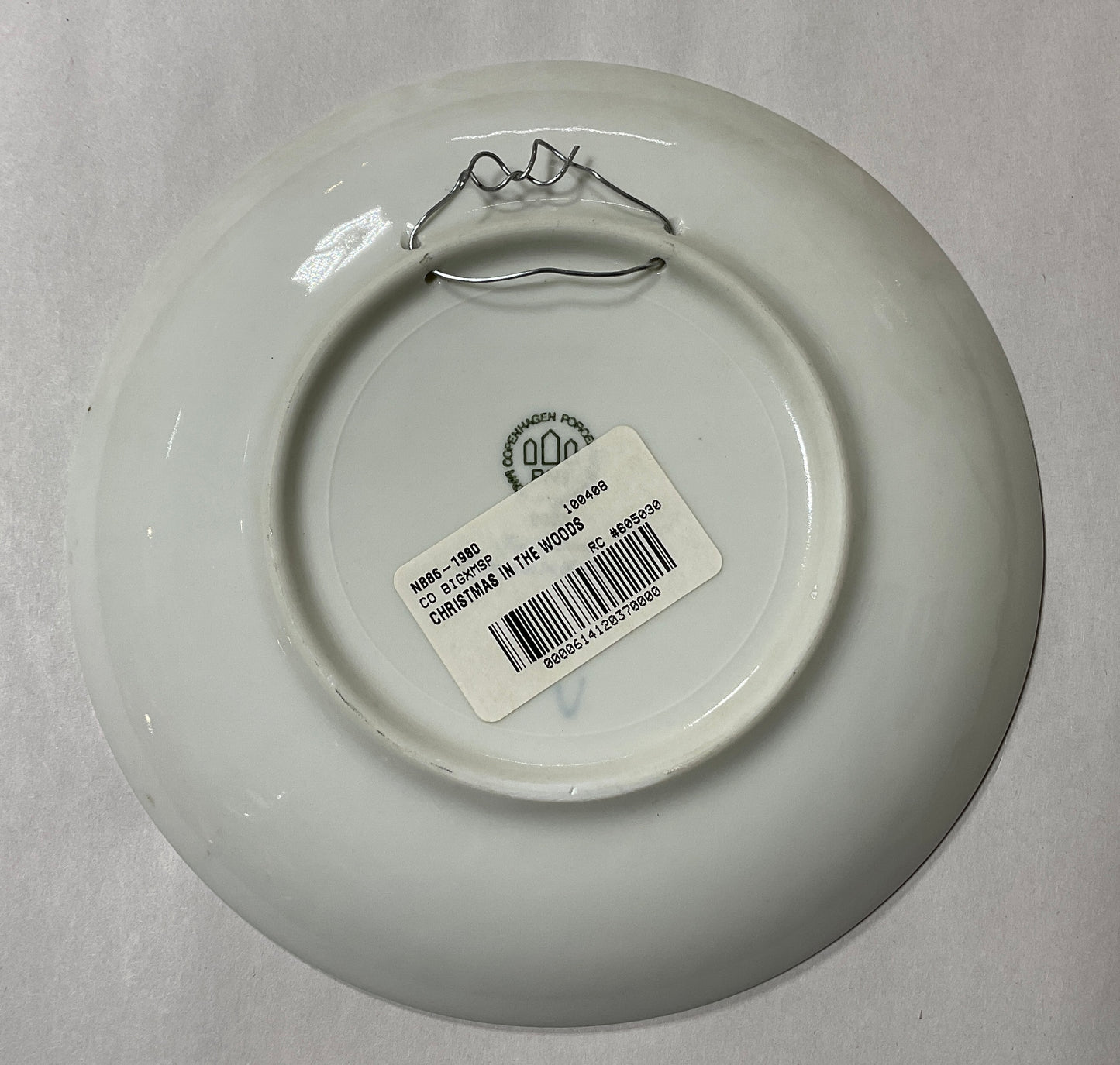 Vintage B&G Copenhagen porcelain Jule After plates