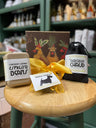 Old World Delights Gift Box - European Drinking Chocolate, Chocolate Covered Espresso Beans, Black Licorice Scotties.
