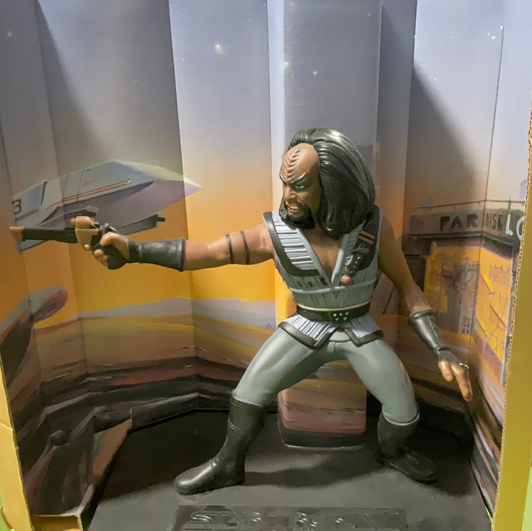 STAR TREK V 1989 LIMITED EDITION FINAL FRONTIER KLAA FIGURINE 9/1215
