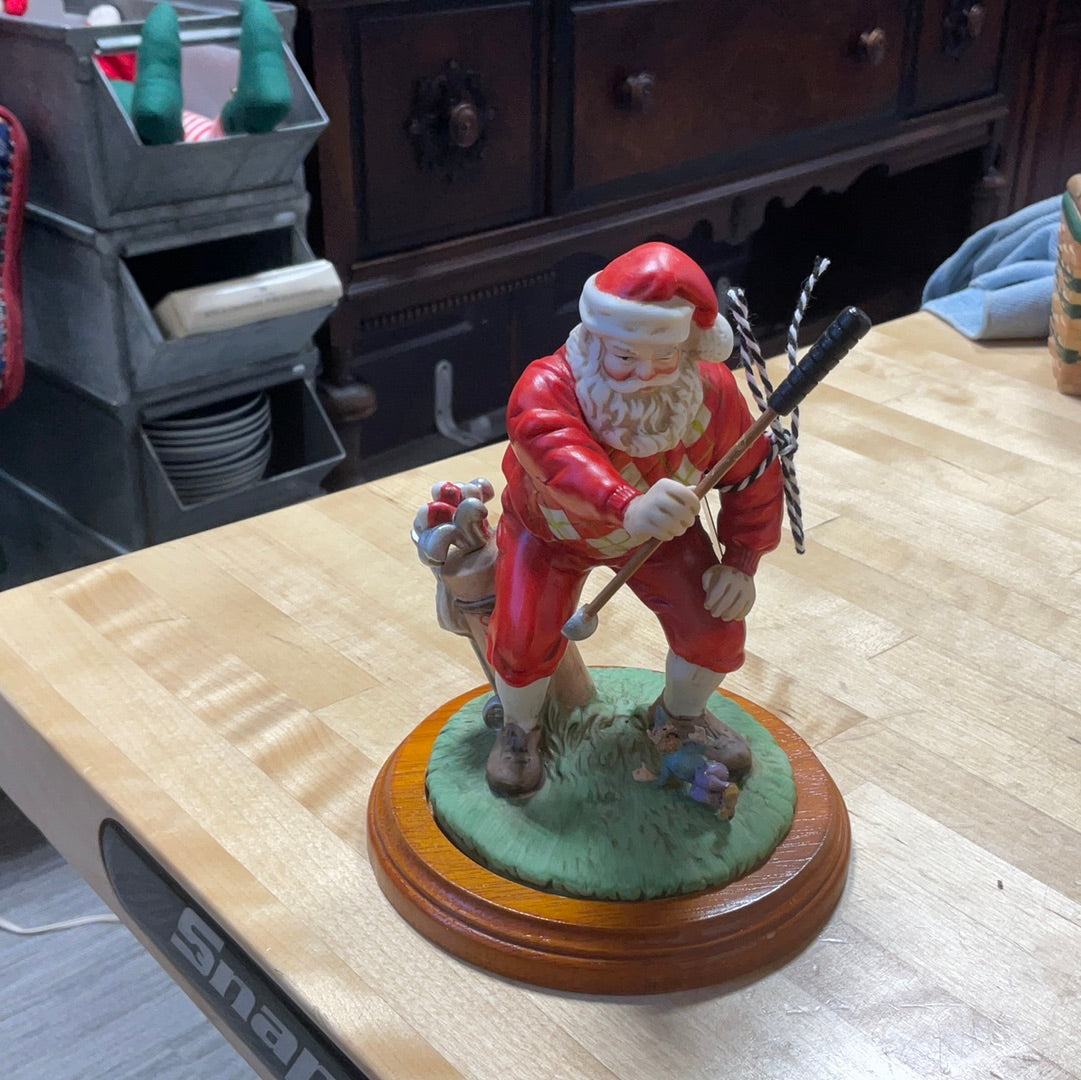 Vintage Porcelain Santa Figurines