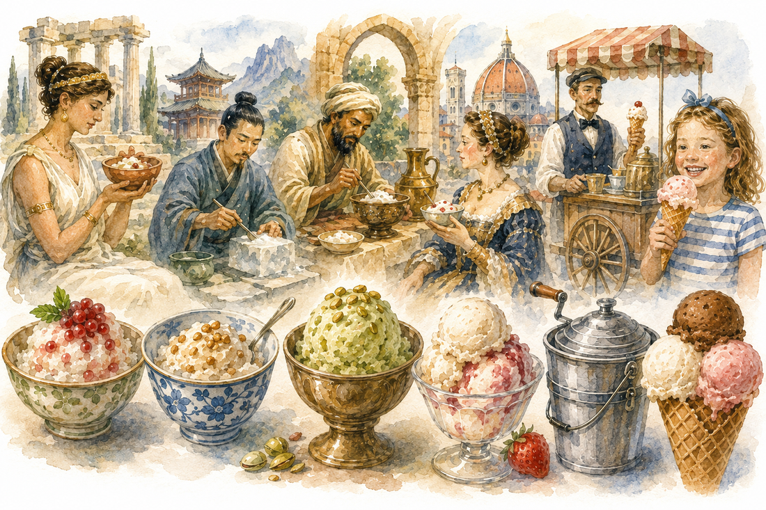 The Sweet History of Ice Cream: From Ancient Emperors to Ice Cream Sandwiches