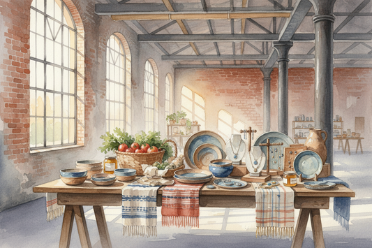 Local artisans displaying handmade goods at Great Awakenings Vendor Fair - April 18