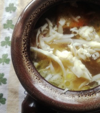 Snow Day Recipe: Baked French Onion Soup with a Cheesy Twist