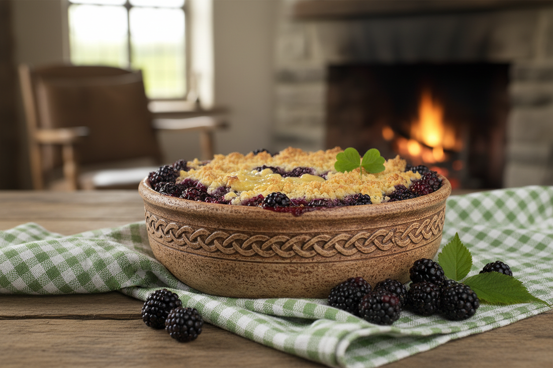 Crumble le Draighean Dubh: A Classic Irish Blackberry Crumble Recipe