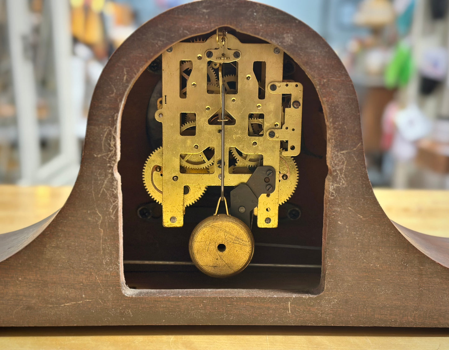 Vintage Tambour Mantel Clocks