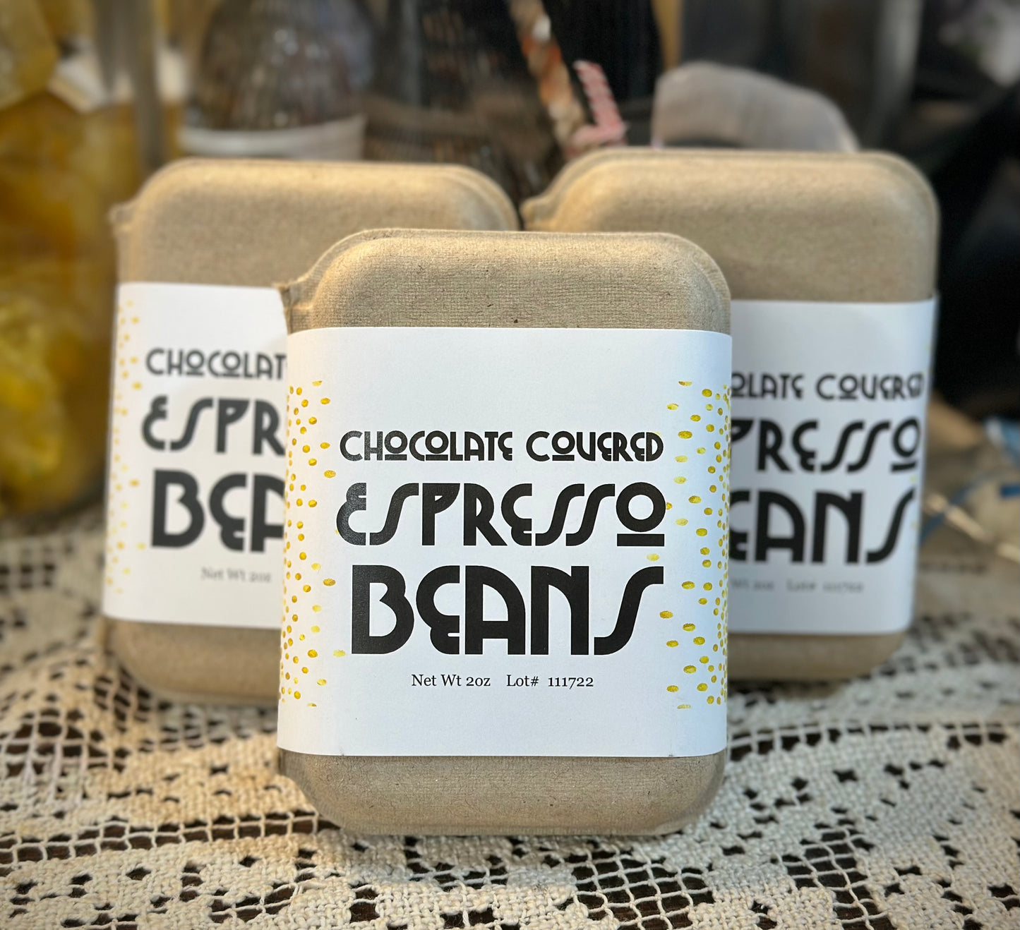 Gourmet Chocolate Covered Espresso Beans - Eco-Friendly Artisanal Treat