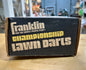 Champion branded lawn darts set display