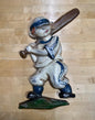Retro Sexton cast metal baseball batter plaque