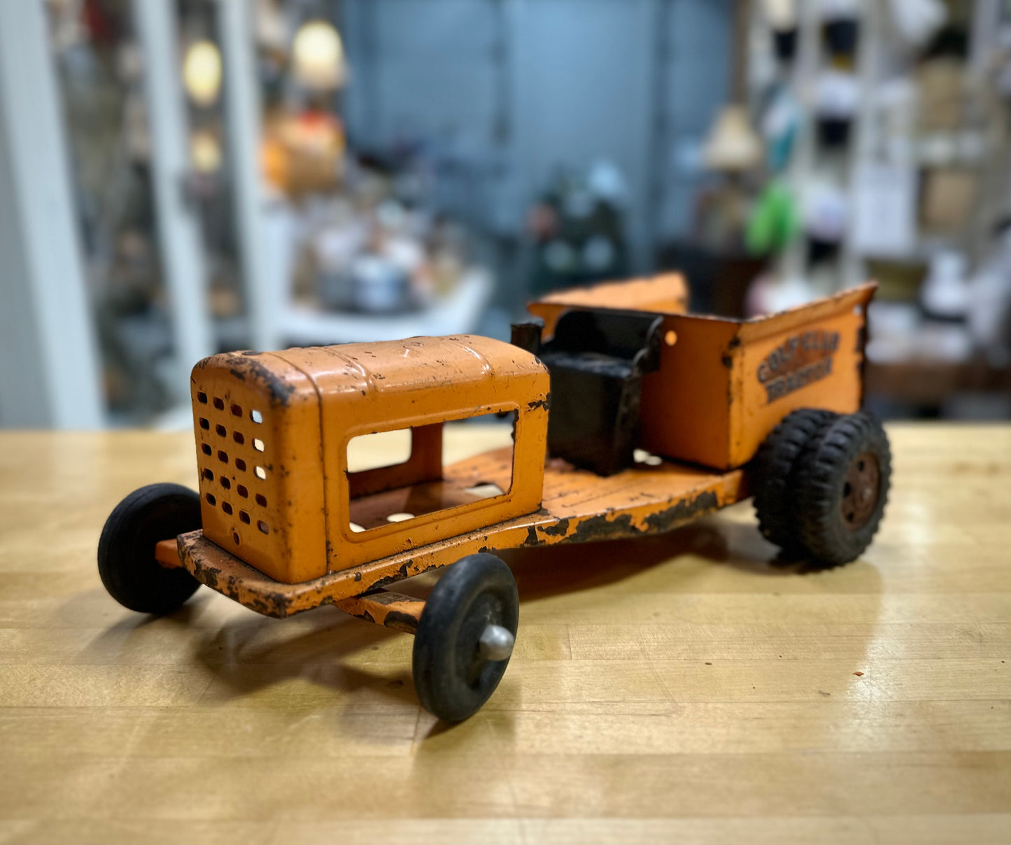 Vintage 1960s Tonka Golf Club Tractor collectible steel toy