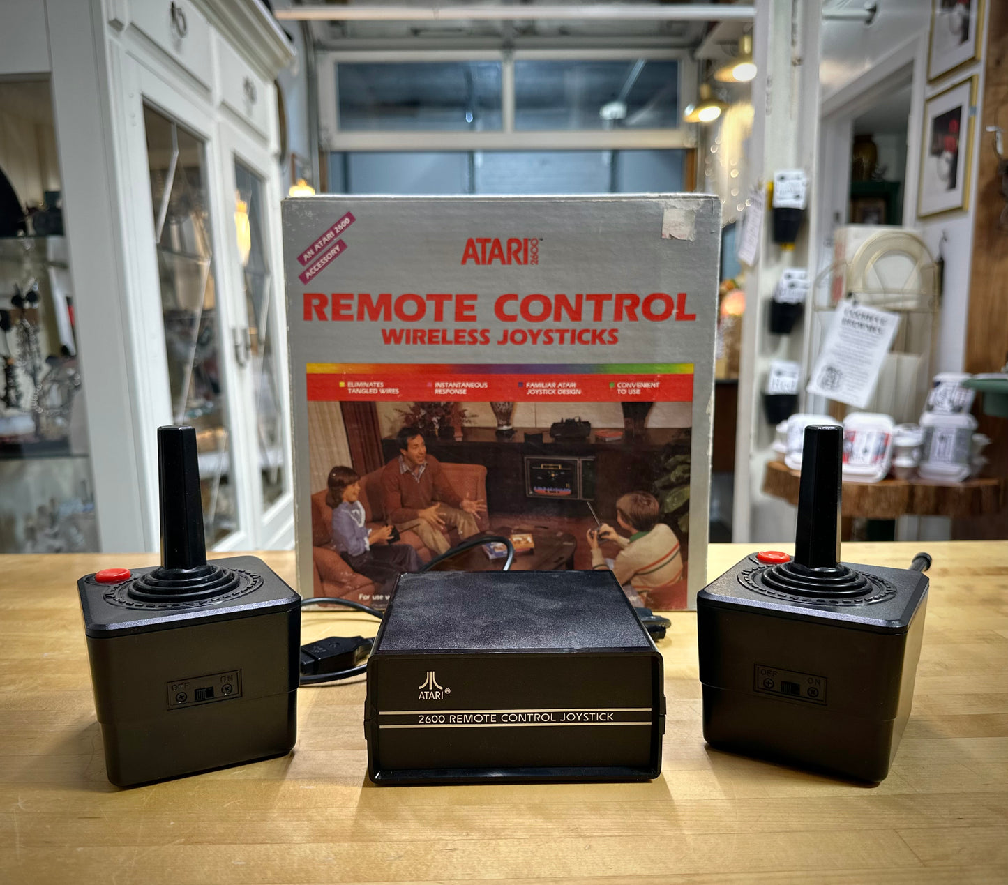 Vintage 1980s Wireless Atari Game Cpntrollers