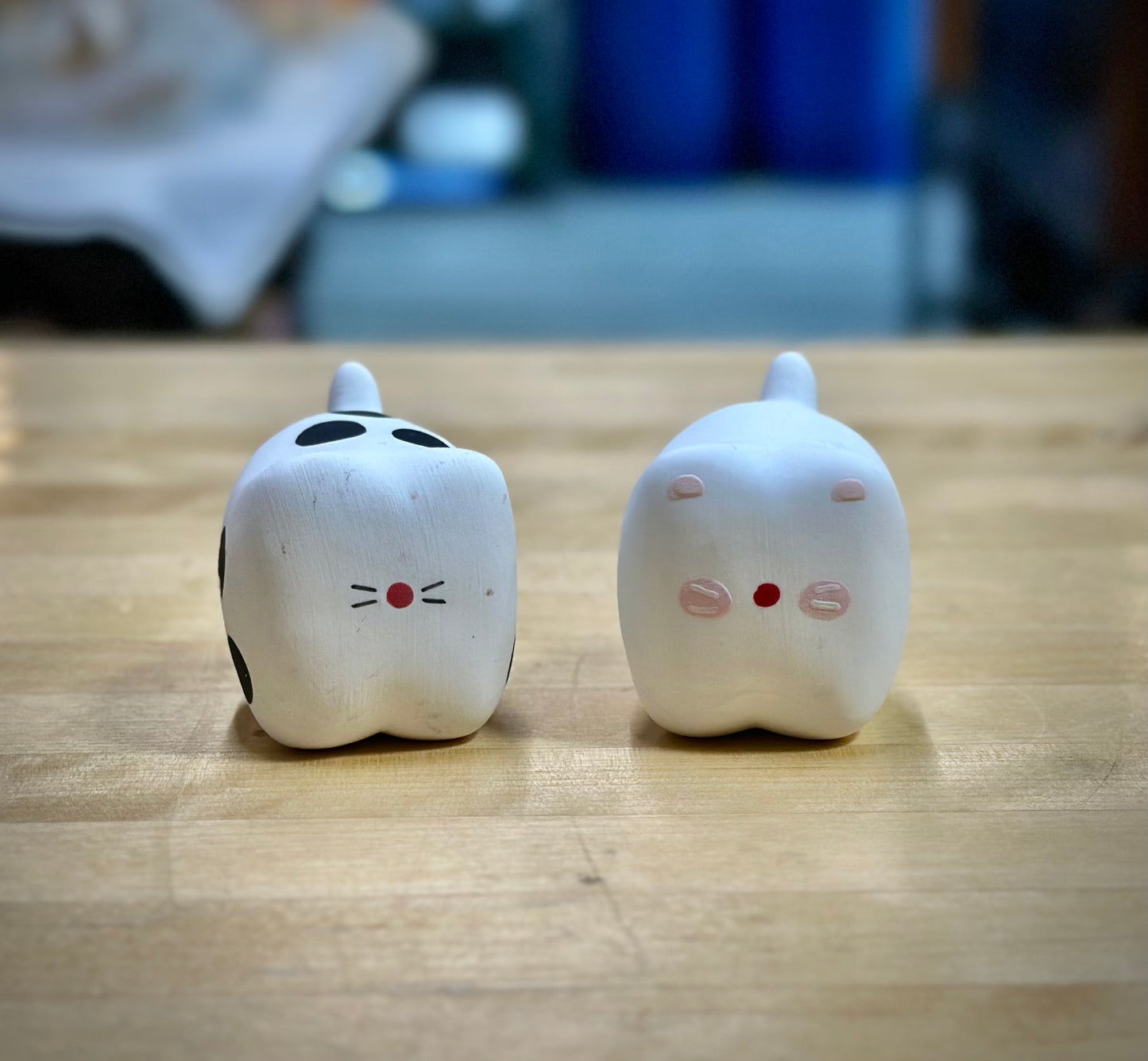 Hand-Painted Ceramic Animal Figurines