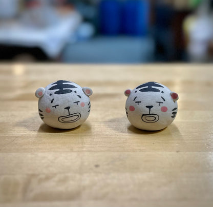 Hand-Painted Ceramic Animal Figurines