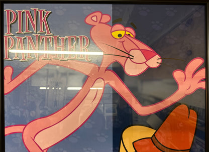 Framed Vintage Pink Panther Poster