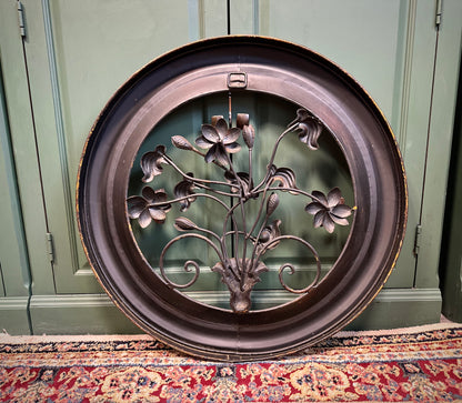 Rustic Floral Wall Plaque