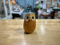 Vintage Wooden Owl Figurine – rustic hand-carved owl collectible