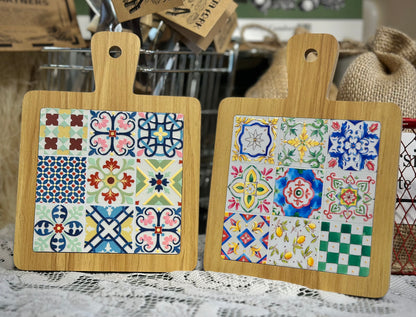 Tile Pattern Cheese Boards