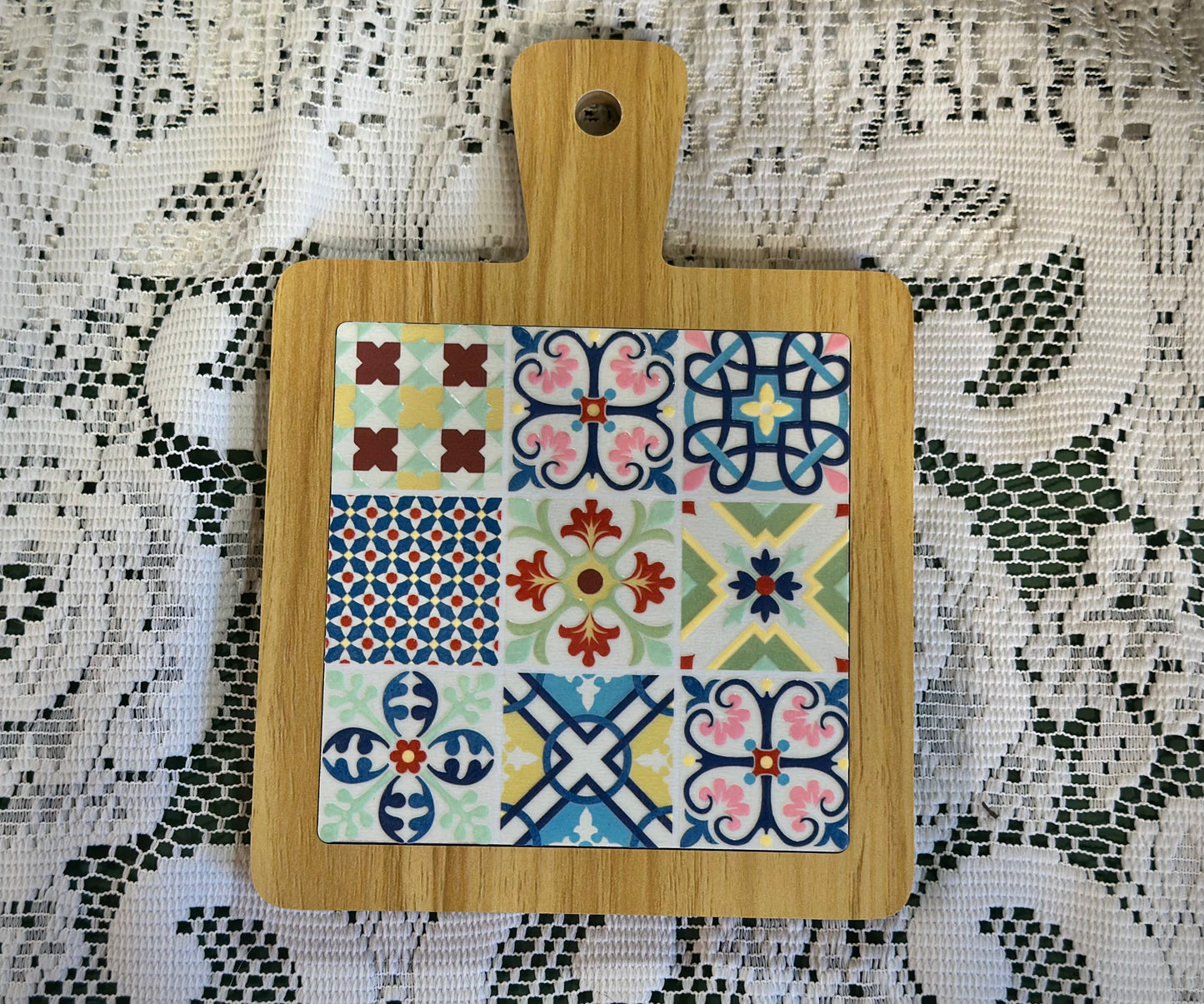 Tile Pattern Cheese Boards
