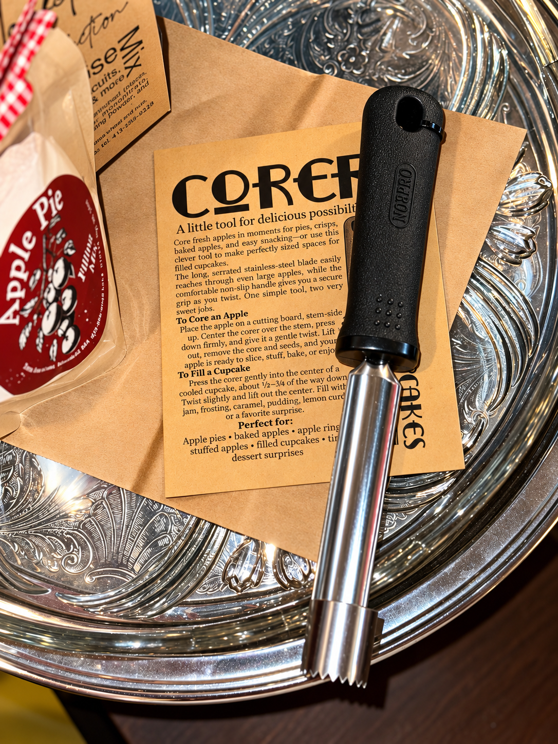 Apple Corer | Stainless Tool for coring apples and cupcakes