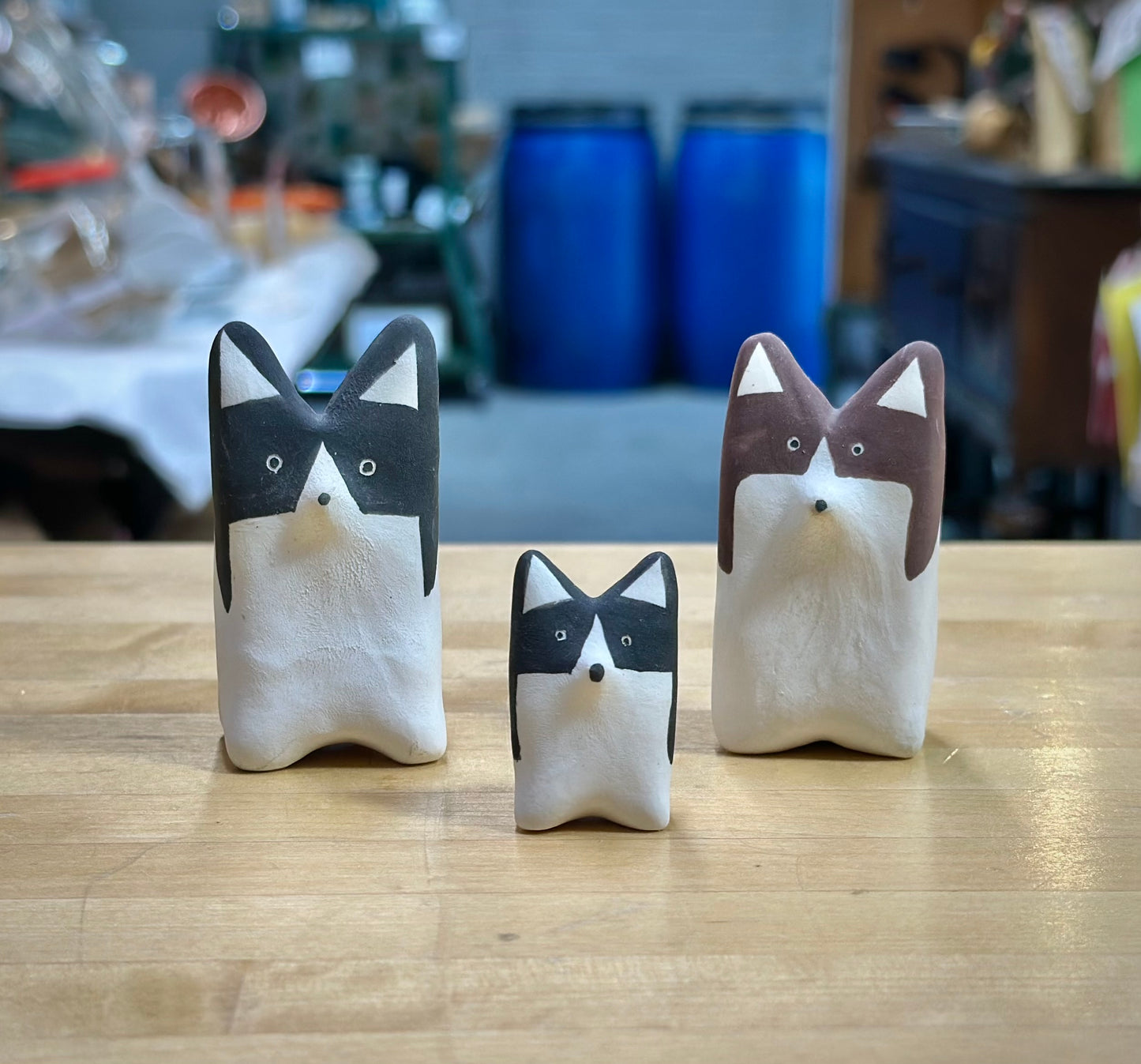 Hand-Painted Ceramic Animal Figurines