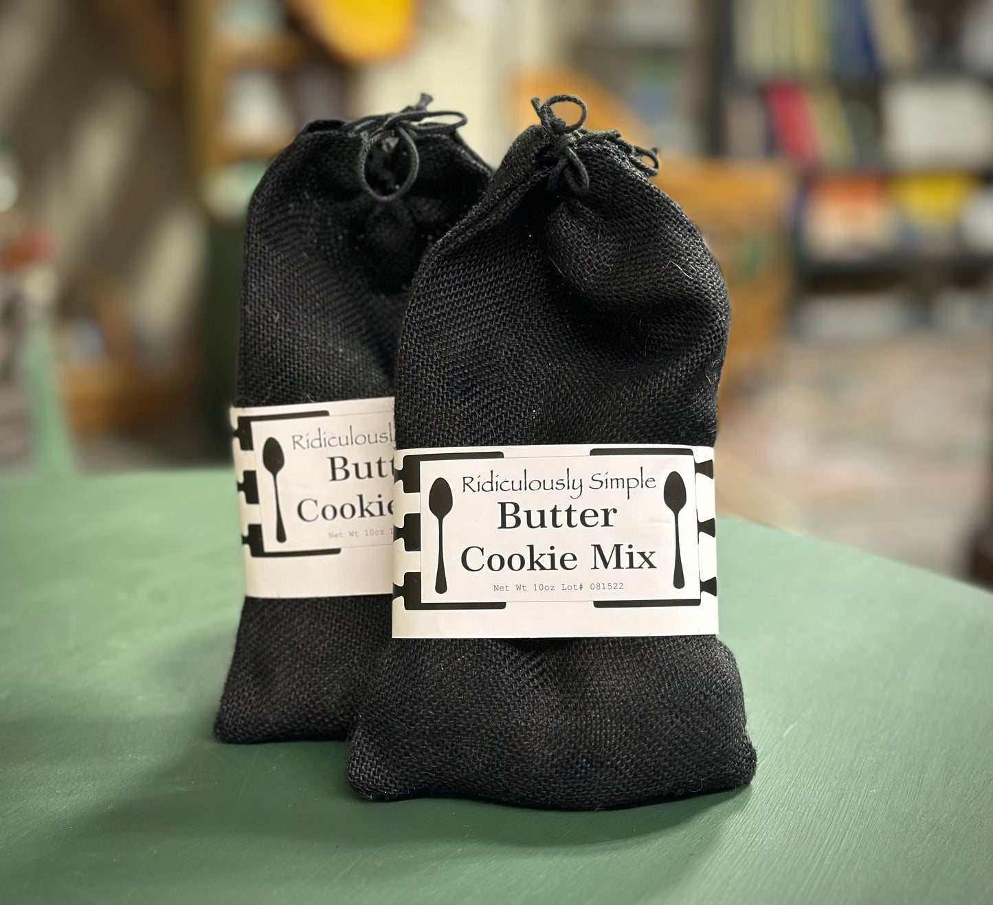Vintage Cookie Mix in Burlap Bags - Butter, Gingerbread with Gluten-Free Options
