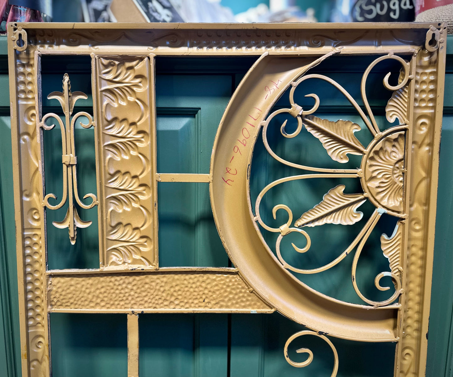 Rustic Wrought Iron Wall Decoration