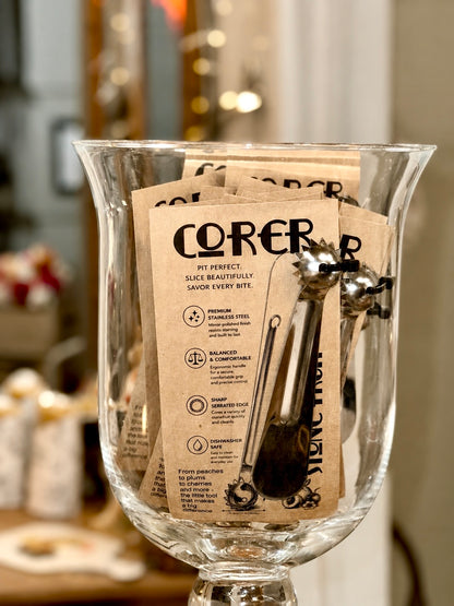 Stonefruit Corer | Stainless Steel Peach, Plum & Nectarine Pitting Tool