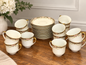Warwick floral tea cup and saucer set