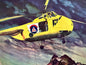 H-19 Chickasaw military helicopter illustration print
