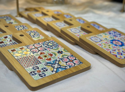 Tile Pattern Cheese Boards