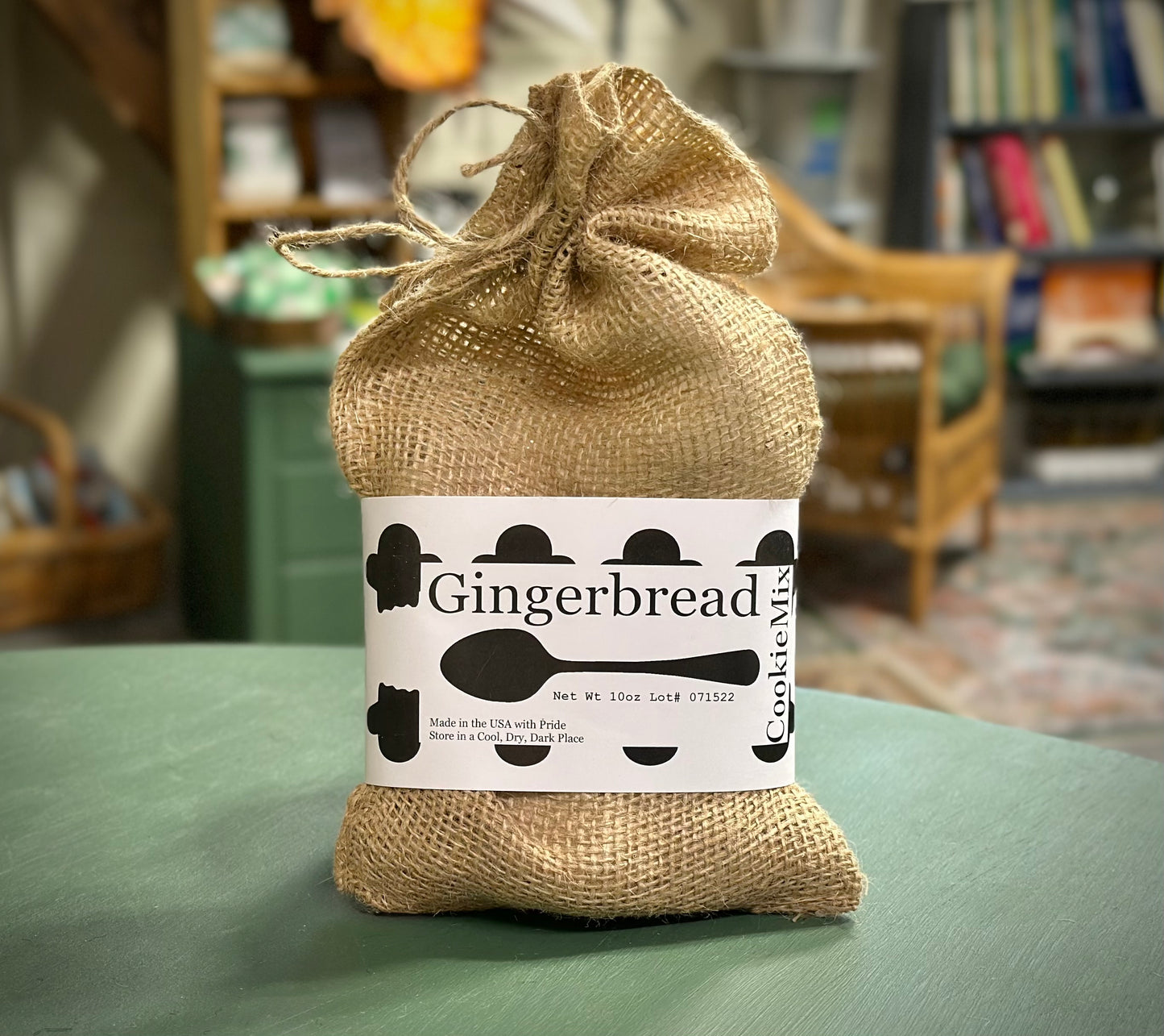 Vintage Cookie Mix in Burlap Bags - Butter, Gingerbread with Gluten-Free Options